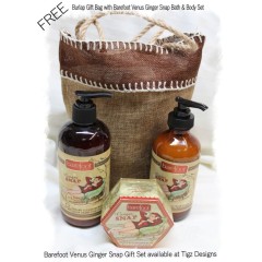 Barefoot Venus "Ginger Snap" Bath & Body Set